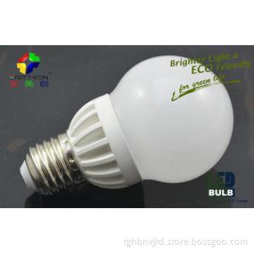 White Plastic 6000k 500lm SMD 2835 LED Globe Bulbs e27 LED
